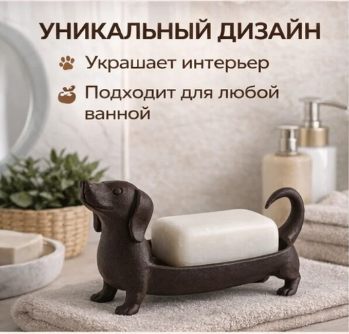 Мыльница такса - миниатюра 2