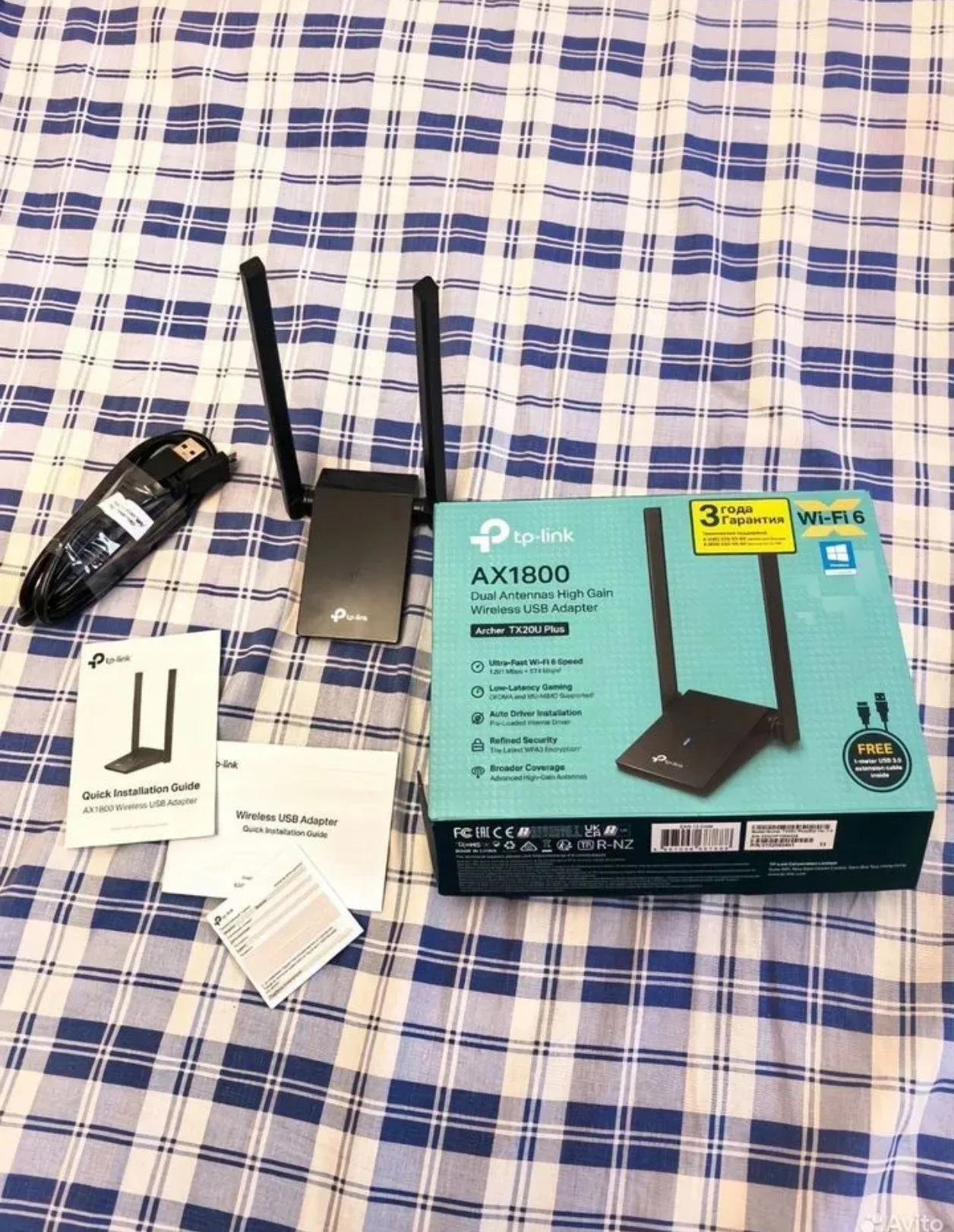 Tp link Archer TX20U Plus AX1800 - миниатюра 7