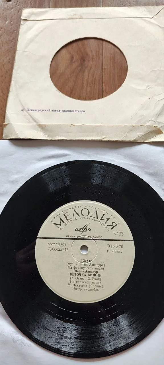 Виниловая пластинка 1970 годов - миниатюра 2
