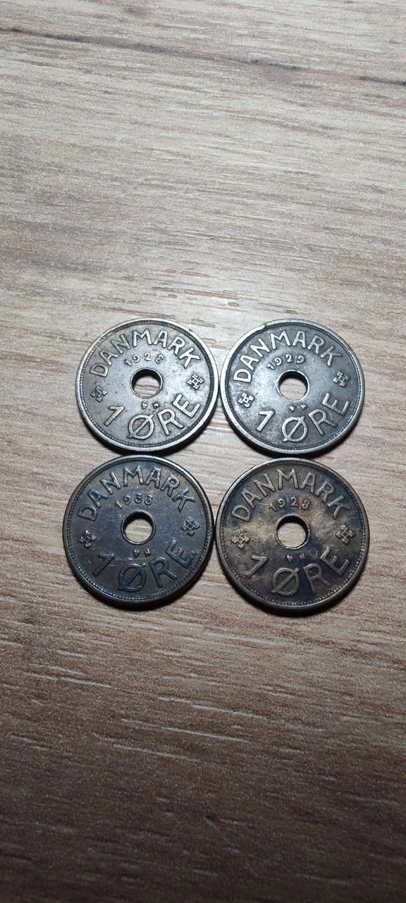 1 эре Дания 1928