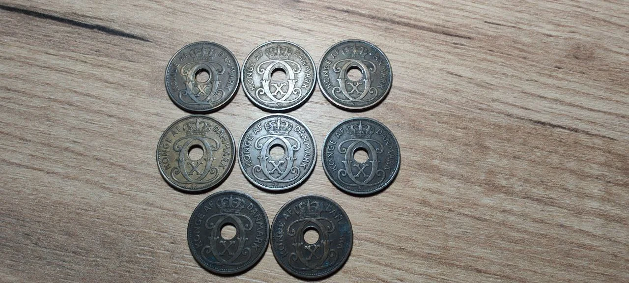 Монета Дании 1928 год - миниатюра 2