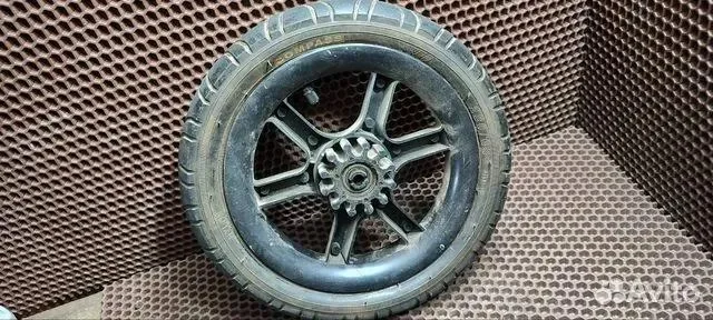 Колесо 10 дюймов для коляски Expander чёрное лот 0 - миниатюра 2