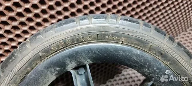 Колесо 10 дюймов для коляски Expander чёрное лот 0 - миниатюра 3