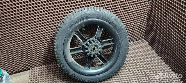 Колесо 10 дюймов для коляски Expander чёрное лот 1 - миниатюра 2