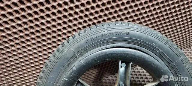 Колесо 10 дюймов для коляски Expander чёрное лот 1 - миниатюра 3