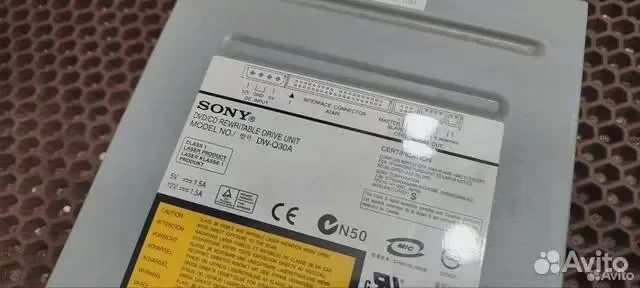 Привод DvdRW Sony DW-Q30A разъем IDE - миниатюра 2