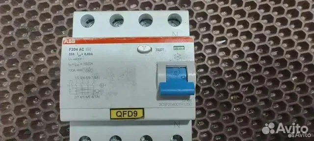 Узо abb f204ac 25A, 0,03A - миниатюра 2