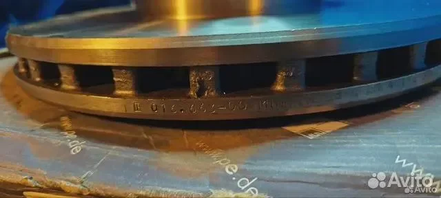 Тормозной диск krauf BDZ1095HL - миниатюра 2