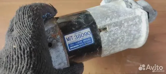 Стартер Hyundai oem:36100-38090 - миниатюра 2