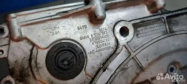 Крышка грм двигателя BMW B47D20 б.у Крышка грм - миниатюра 2