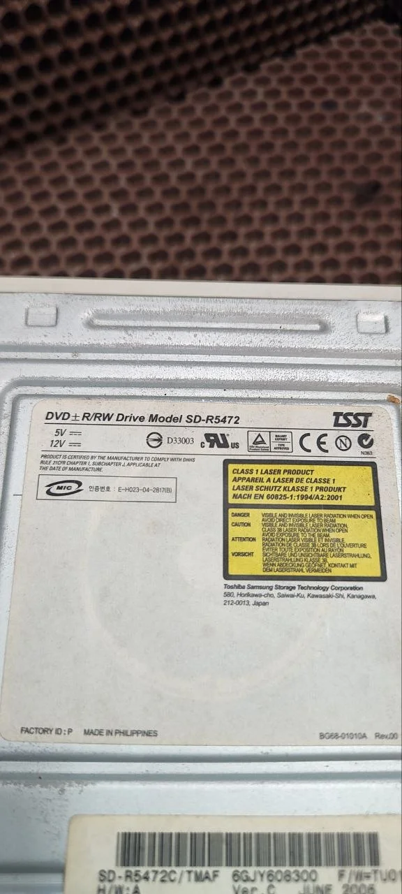 Привод dvdrw/CD-RW tsst - миниатюра 2