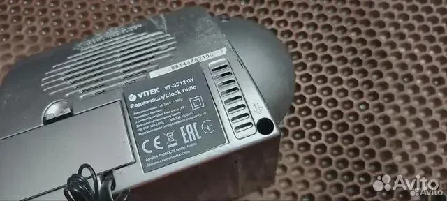 Часы настольные vitek VT-3512 GY - миниатюра 2