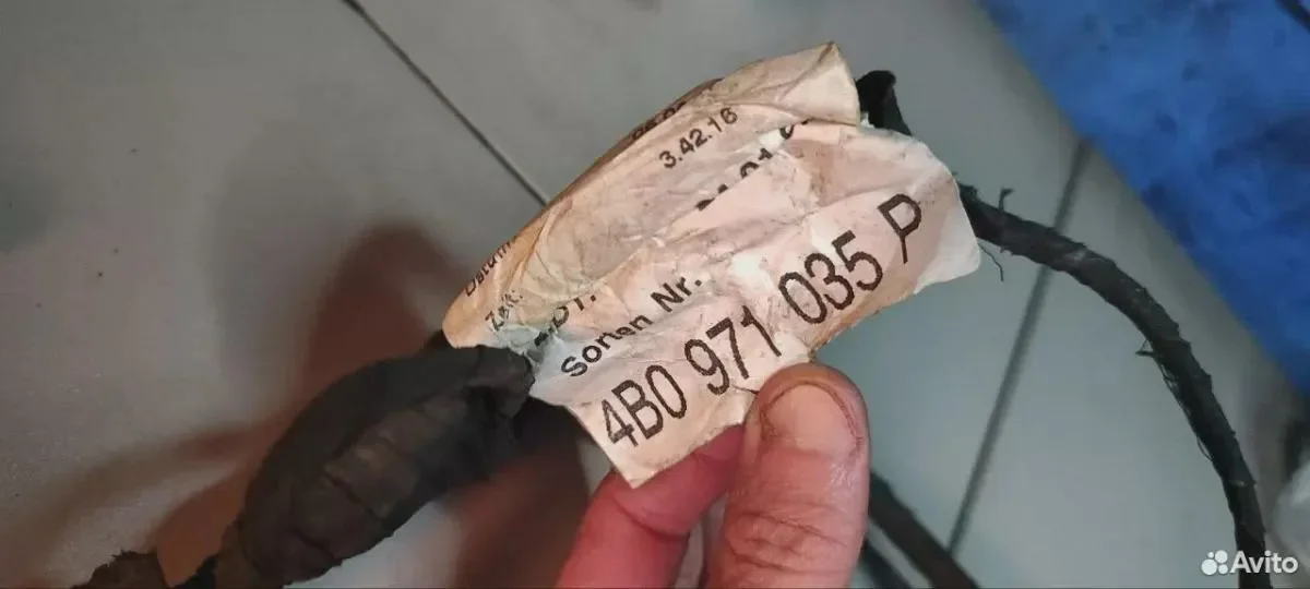 Проводка Audi A6C5 седан AGA 1997 - миниатюра 2