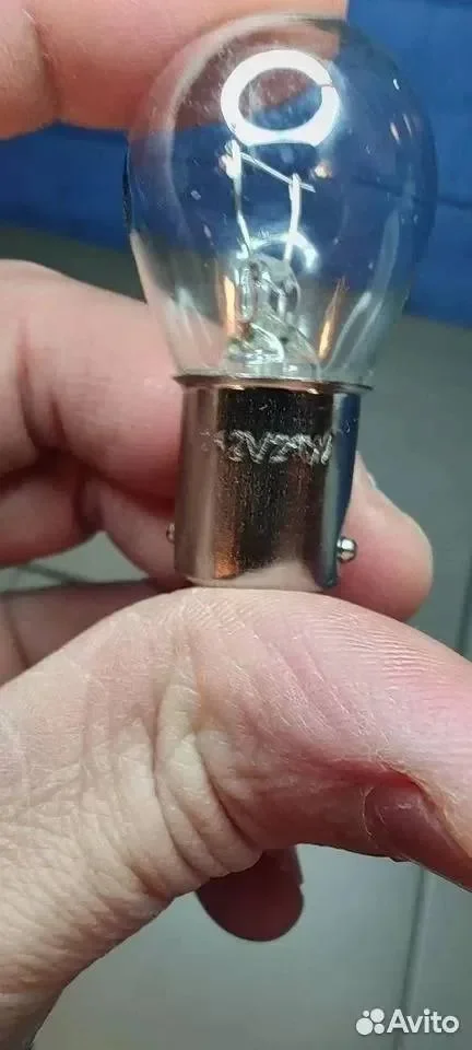 Лампа автомобильная сигнальная 12 V 21 W - миниатюра 2