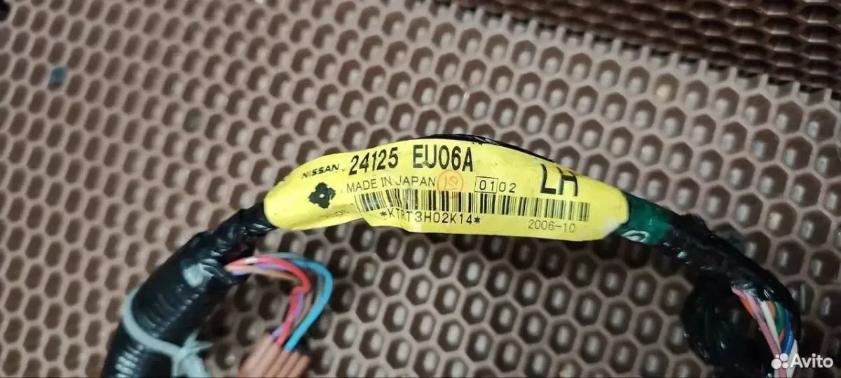 Электропроводка двери 24125 EU064 Nissan Tiida - миниатюра 3