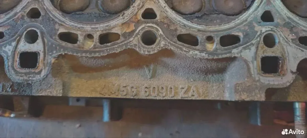 Головка блока цилиндров (ГБЦ) на Ford Fiesta 12554 - миниатюра 3