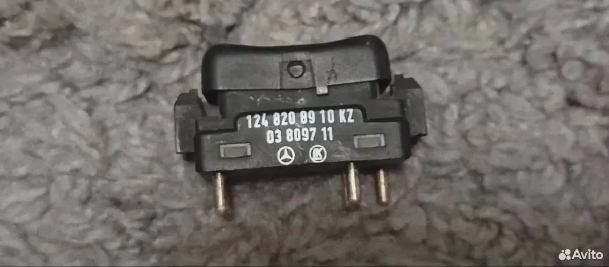 Кнопка стеклоподъемника Mercedes W124 - миниатюра 2
