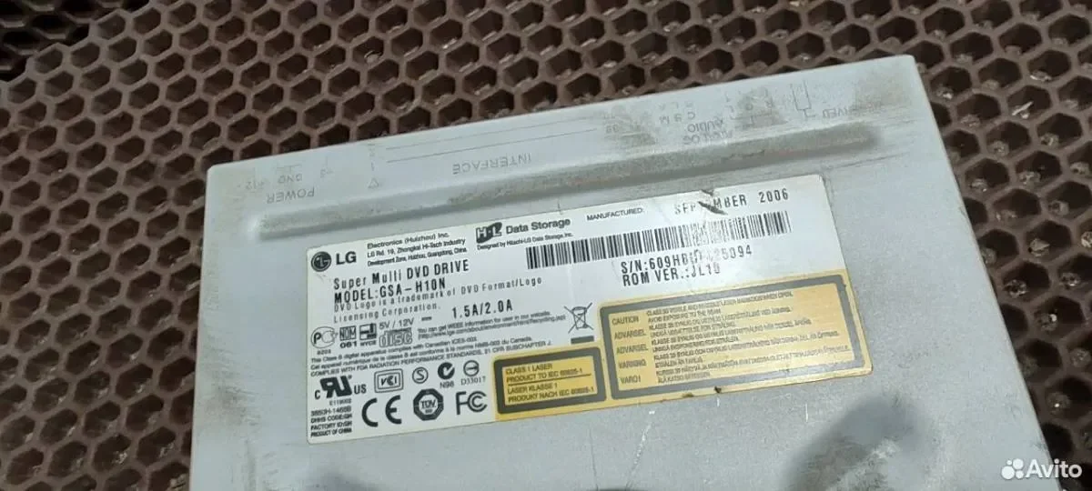 Дисковод LG GSA-H10N - миниатюра 2