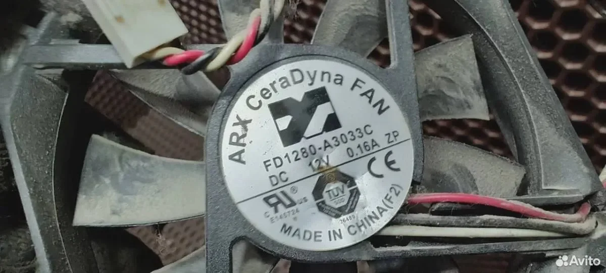 Вентилятор ARX FD1280-A3033C 80x25мм 12V 0.16A OEM - миниатюра 2