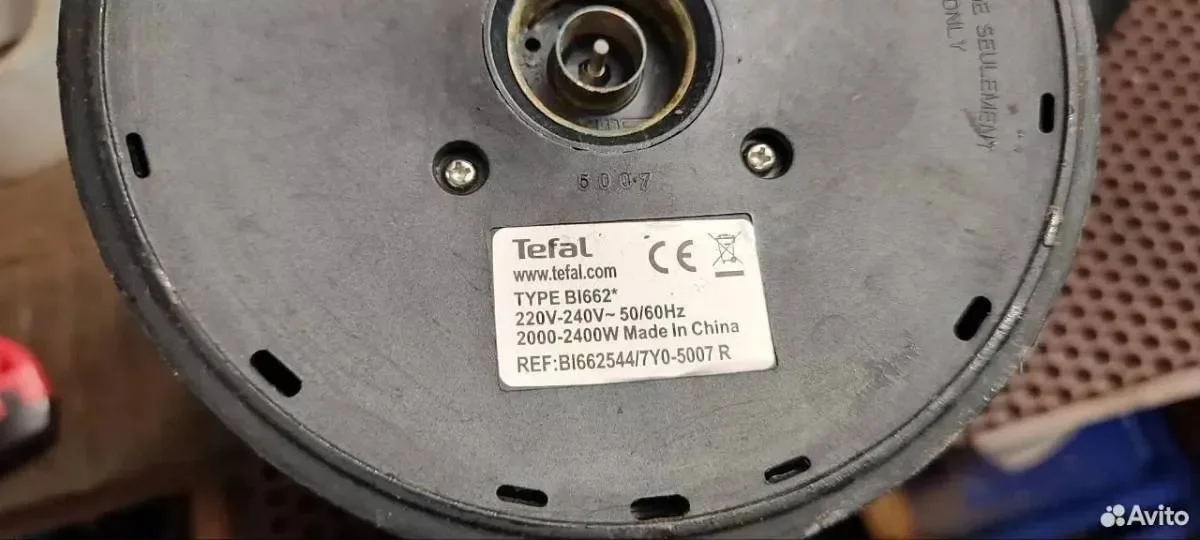 Чайник электрический tefal на запчасти - миниатюра 2