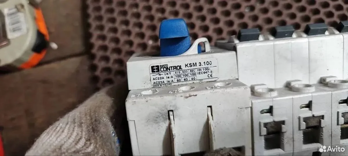 Выключатель поворотный Ensto control KSM 3.100 - миниатюра 2