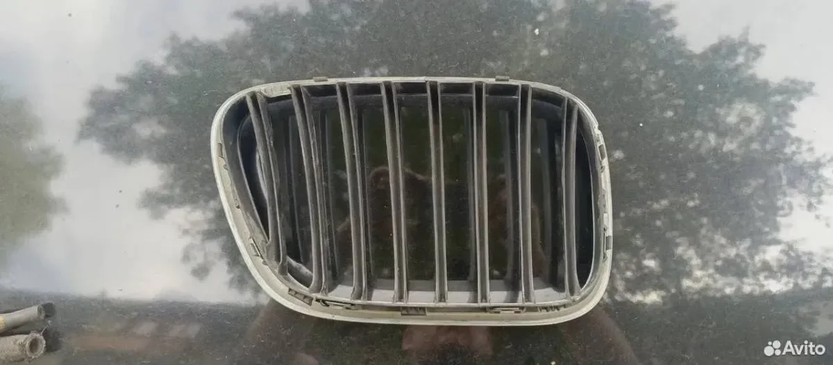 Решетка радиатора левая Bmw X5 E53 - миниатюра 6