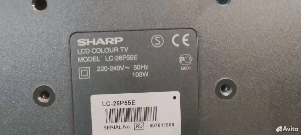 Телевизор Sharp aquos на запчасти - миниатюра 3