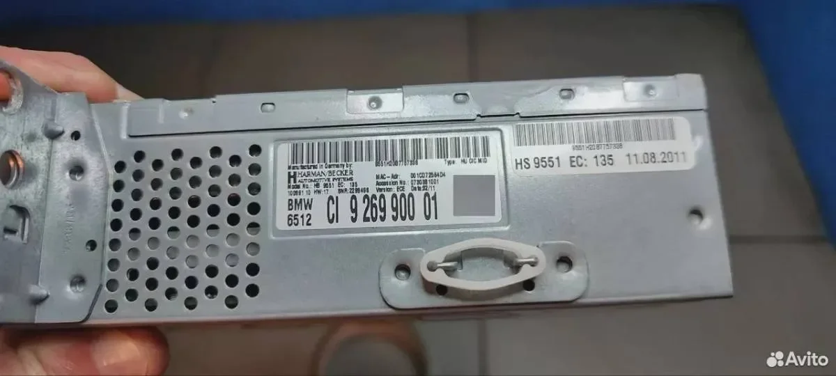 Магнитола Bmw 5 2009-2013 9269900 F10 - миниатюра 2