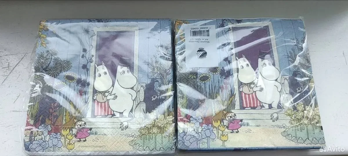 Салфетки муми тролль moomin - изображение 1