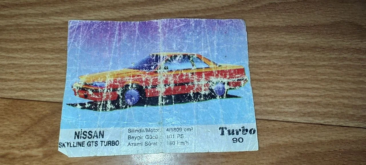 Turbo Black №90 NISSAN / Вкладыш от жвачки 51-120 / турбо черный (КМ) - изображение 1