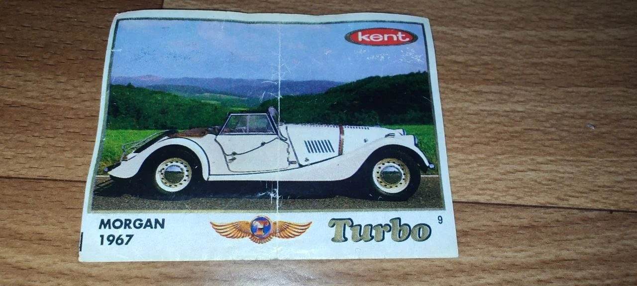(WG) Вкладыш Turbo Classic Турбо Классик номер 9 Morgan 1967 - изображение 1
