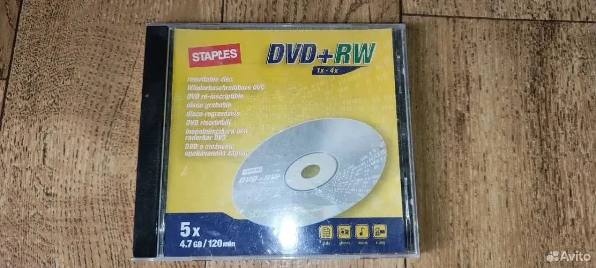 Болванка Staples DVD+RW - изображение 1