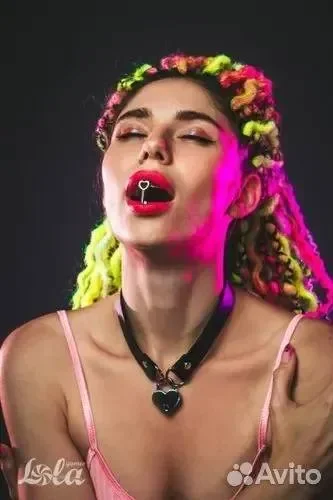 Ошейник чокер с замком Lola Party Hard Utopia - миниатюра 7