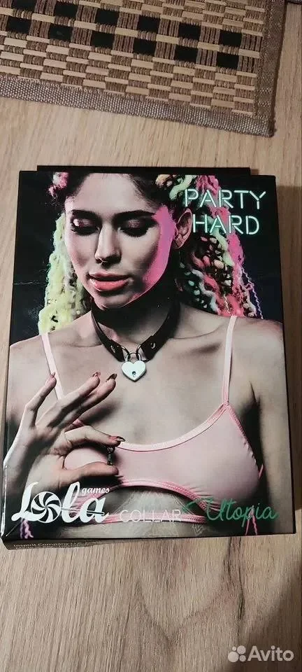 Ошейник чокер с замком Lola Party Hard Utopia - миниатюра 8