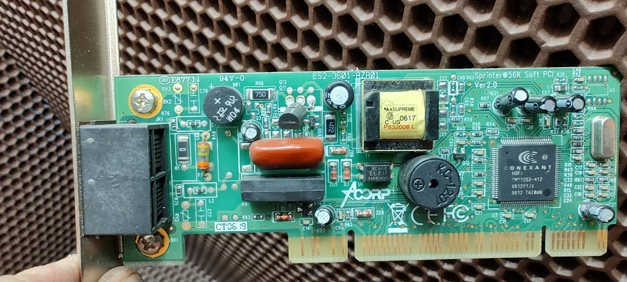 Модем внутренний Acorp Sprinter56K Soft PCI - миниатюра 2