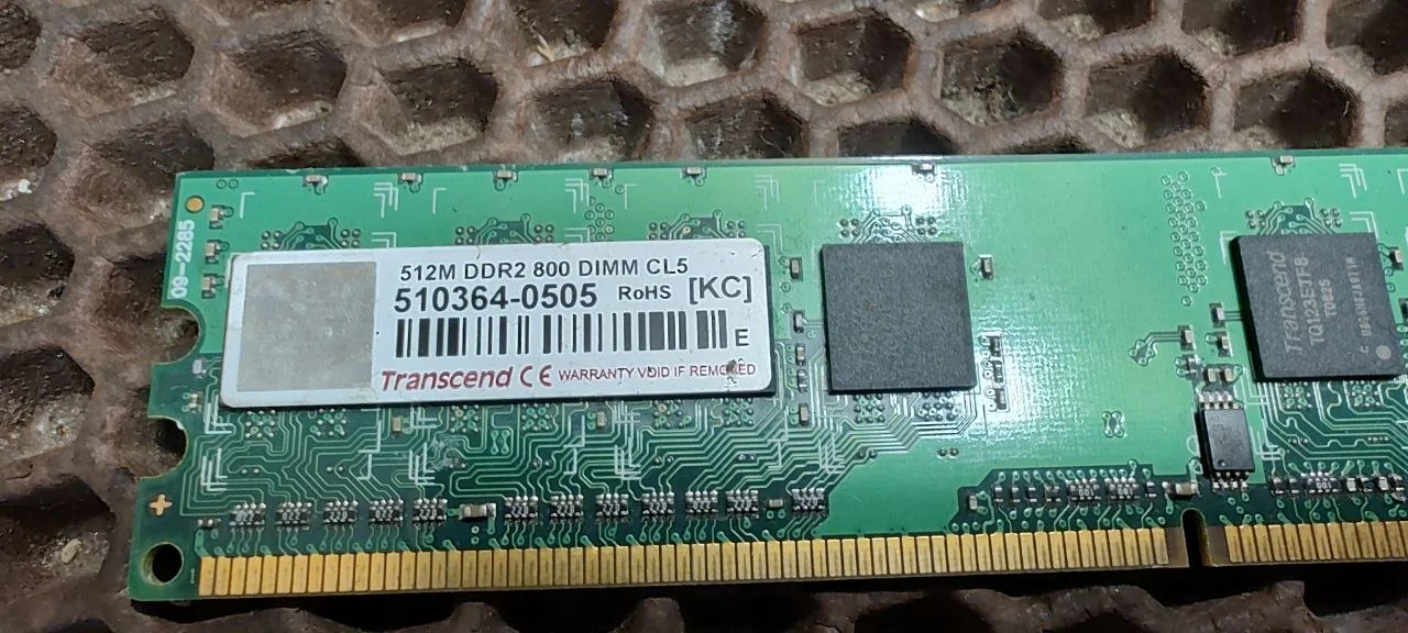 Transcend 512 DDR2 800 dimm CL5 - миниатюра 2