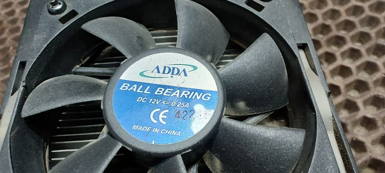 Кулер adda 478 12V 0.25A Al 3Pin - миниатюра 2