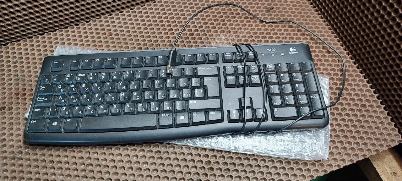 Клавиатура проводная Logitech k120 - изображение 1