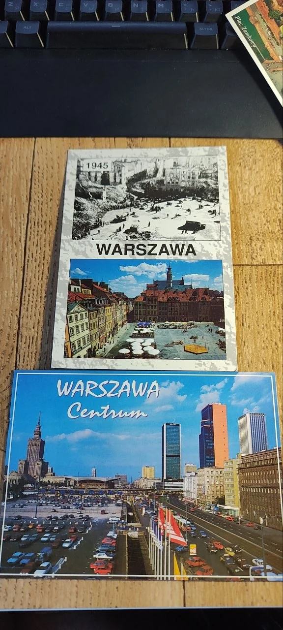 Старая иностранная открытка 80 годов - миниатюра 5