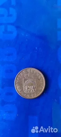 Монета Латвия старая - миниатюра 2