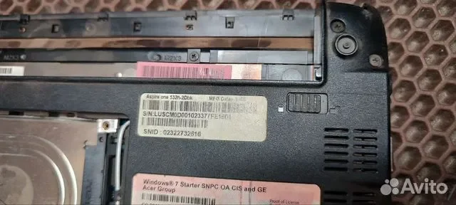 Нетбук acer aspire one 532h-2Dbk - миниатюра 3