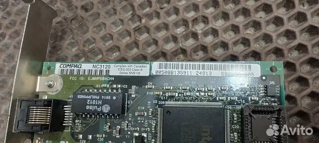 Сетевая карта PCI compaq NC3120 10/100 - миниатюра 2