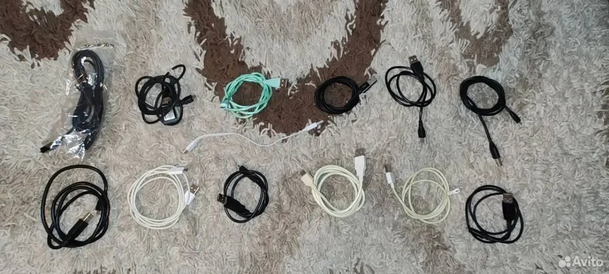 Кабель провод micro usb - usb лот 0 - миниатюра 7