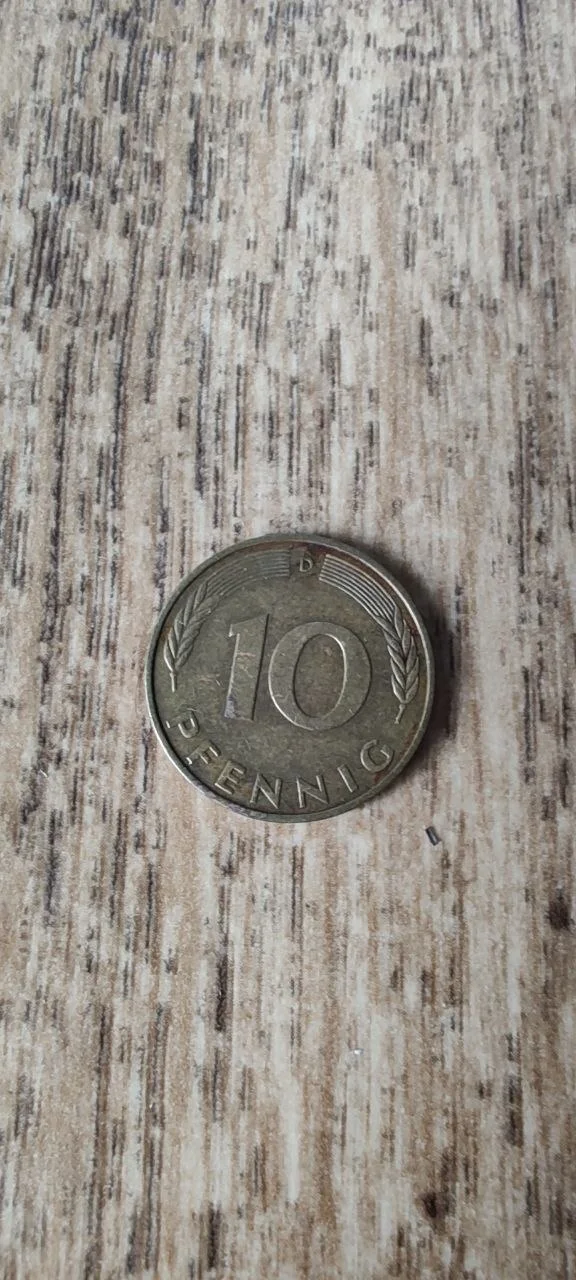Германия 10 пфеннигов, 1996 - миниатюра 3
