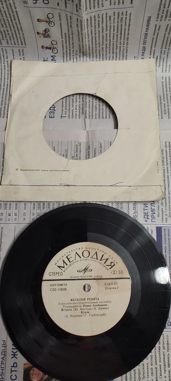 Миньон виа «Весёлые ребята» — Мелодия (1978) - миниатюра 2