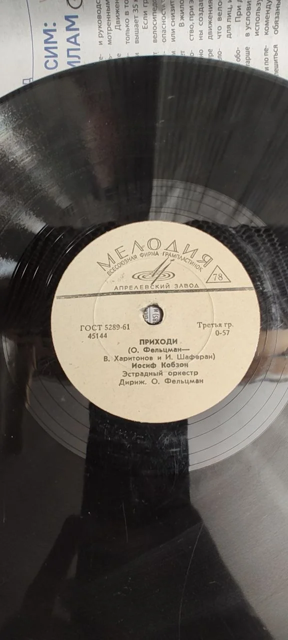 Иосиф Кобзон «Белый свет / Приходи» (1966) - миниатюра 4
