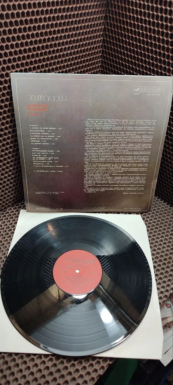 Александр Розенбаум «Эпитафия» — Мелодия (1987) - миниатюра 2