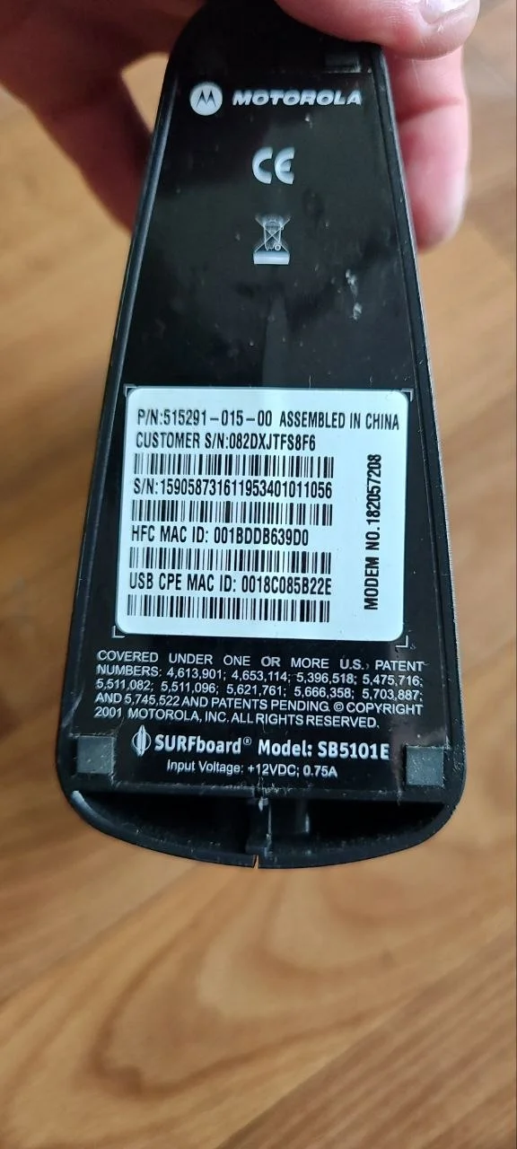 Модем Motorola surfboard SB5101E (docsis) - миниатюра 2
