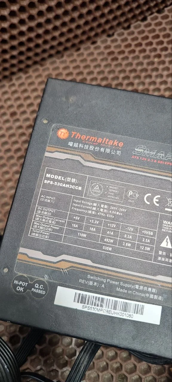 Бп 530w Thermaltake модульный - миниатюра 2