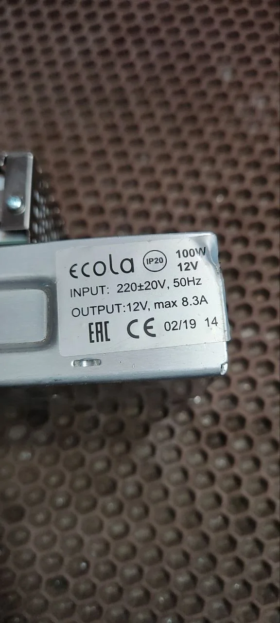Блок питания 12V 100W Ecola + Диммер (регулятор - миниатюра 2